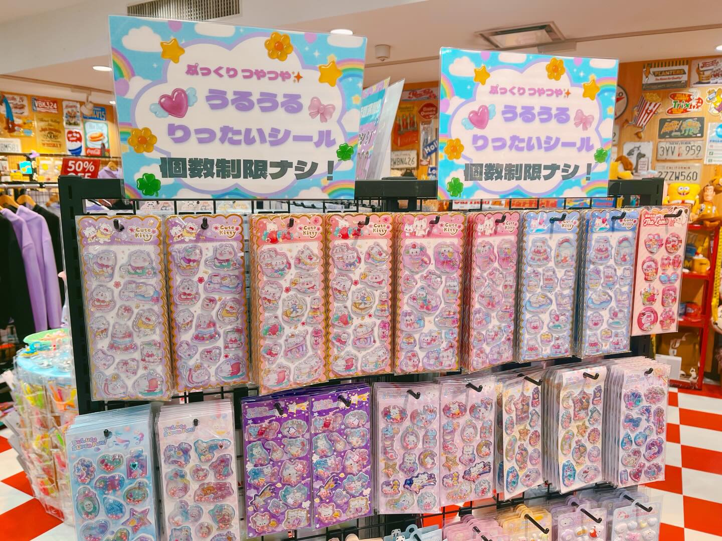 NEW ITEM ぷっくりシール大量入荷中️‍️‍️‍️‍ 本日もかわいいシール 