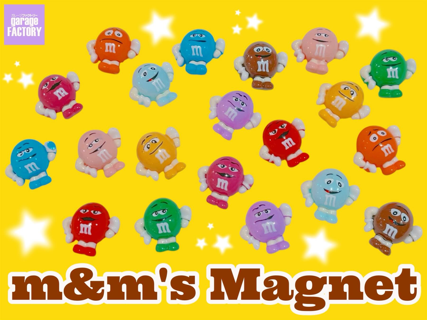 M&Mの商品です。他の方のご購入はご遠慮ください。 RESTOCK ITEM m&m's(エムアンドエムズ)の 大きめマグネットも再登場